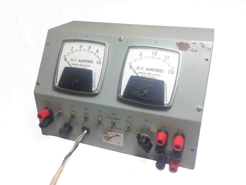 General Electric DC Amperes - Amp Meter