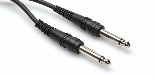Hosa CPP-104 1/4 inch TS to 1/4 inch TS Unbalanced Interconnect Cable, 4 feet