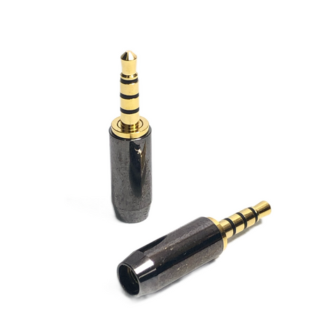 Premium 3.5mm 4C - 5.5mm OD Stereo Male Connector TRRS