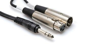 Hosa Src-204 Audio Cable 4m 1/4" Trs To Xlr3m And Xlr3f