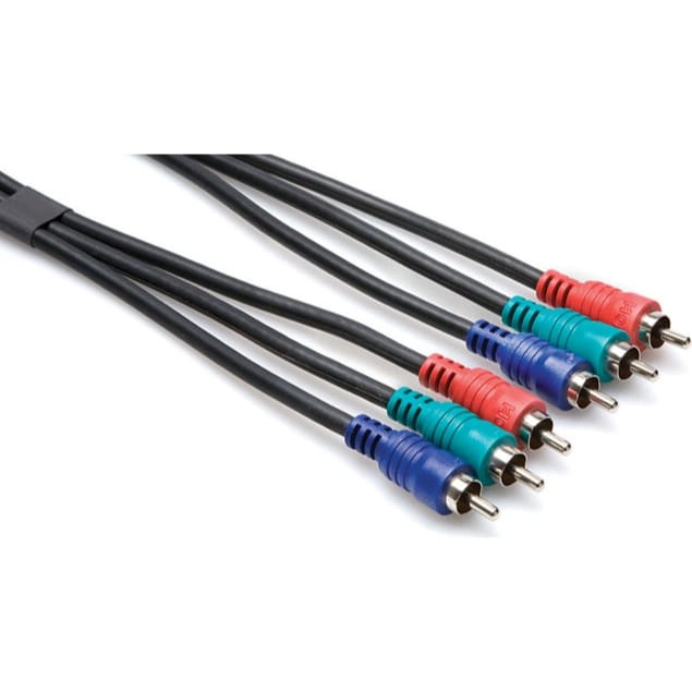 Hosa VCC 304G Component Video Cable Triple RCA to Same 4 M