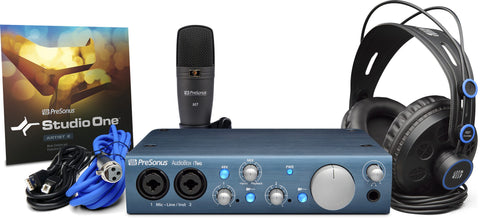 Presonus AudioBox iTwo Studio Mobile Recording Package