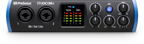 Presonus Studio 24c 2x2 USB-C Audio Interface